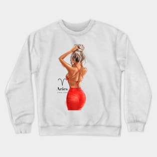 Aries Girl Crewneck Sweatshirt